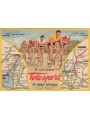 ITALIA 1954 37° Giro d'Italia - Giro completo su 23 cartoline