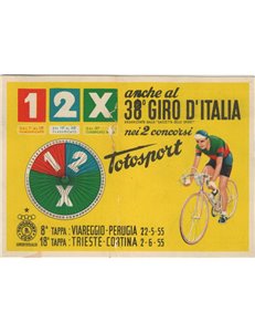 ITALIA 1954 37° Giro d'Italia - Giro completo su 23 cartoline