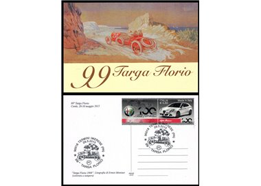 ITALY 2015 Official Postcard 99th Targa Florio