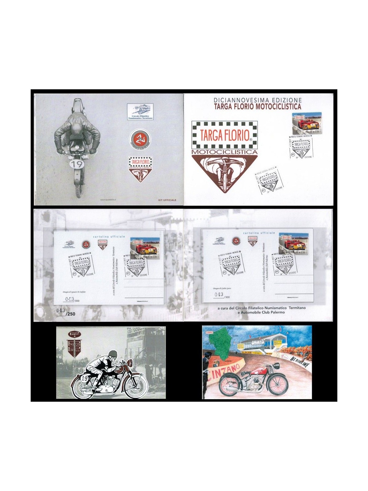 ITALY 2017 Official Kit 19th Targa Florio Motorcycle Race