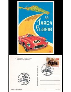 ITALY 2015 Official Postcard 99th Targa Florio, Brovarone Edition