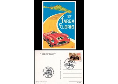ITALY 2015 Official Postcard 99th Targa Florio, Brovarone Edition