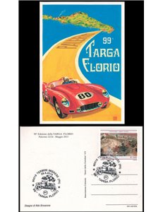 ITALIA 2015 Cartolina Ufficiale 99ª Targa Florio ed. Brovarone 2