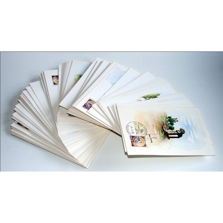 ITALY 1983 Collection of 124 postcards for philatelic offices