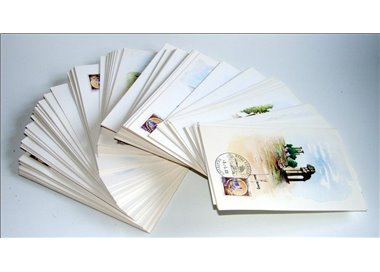 ITALY 1983 Collection of 124 postcards for philatelic offices