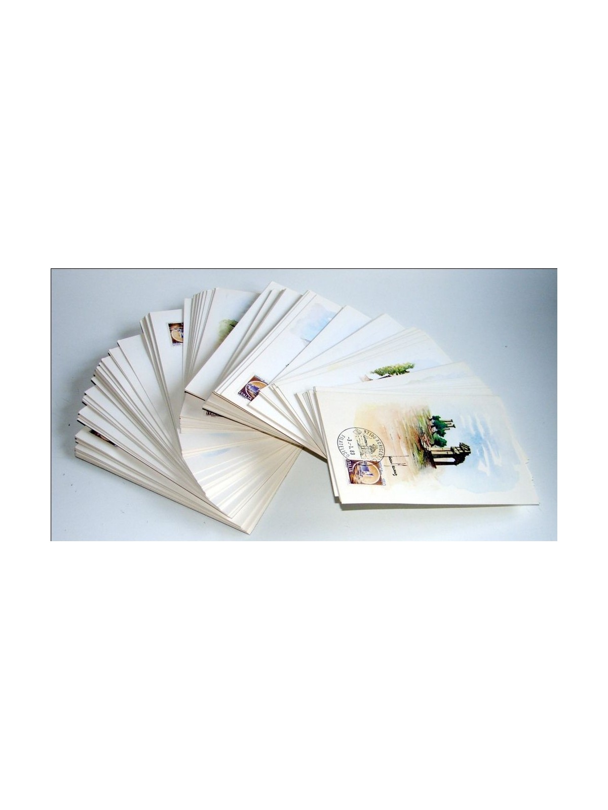 ITALY 1983 Collection of 124 postcards for philatelic offices