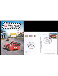 ITALIA 2016 Cartolina Ufficiale 100ª Targa Florio