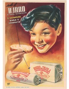 POSTCARD Burro Maghenzani (S. Secondo Parmense) 1948