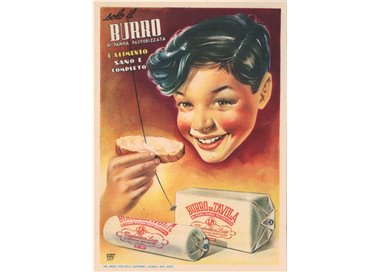 POSTCARD Burro Maghenzani (S. Secondo Parmense) 1948