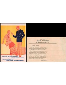 POSTCARD Sartoria Belli Fratelli (S. Martino BA)