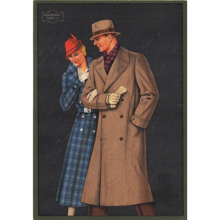 POSTCARD Pirelli Raincoats (Pola)