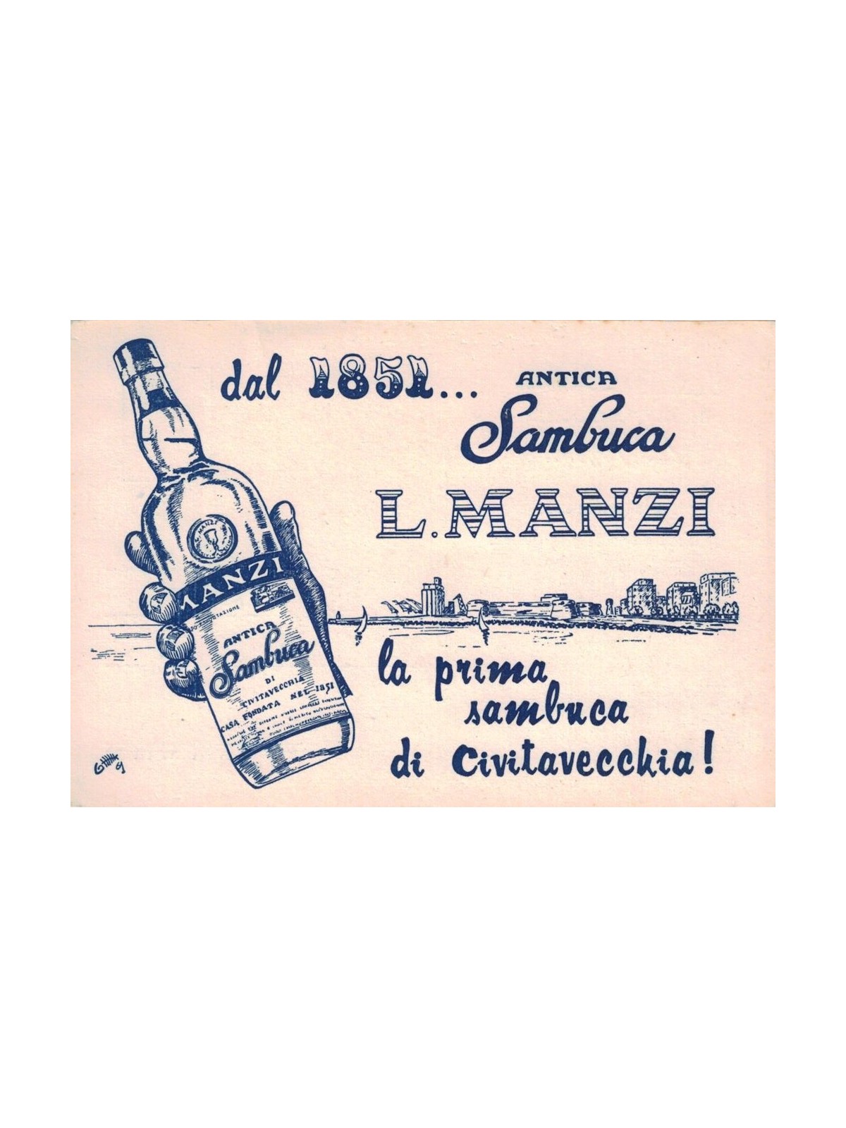 POSTCARD Sambuca Manzi (Civitavecchia)