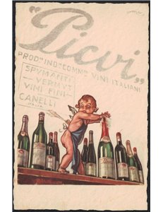 CARTOLINA Picvi, Pugni & Coppo (Bergamo - Milano - Canelli)