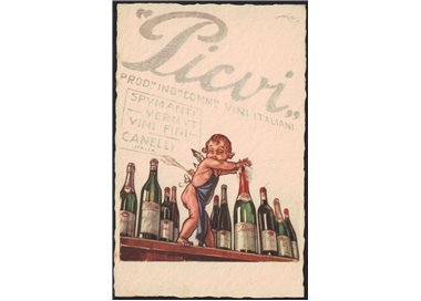 POSTCARD Picvi, Pugni & Coppo (Bergamo - Milan - Canelli)