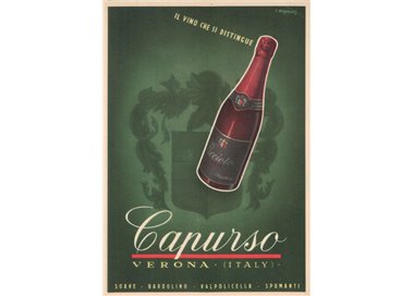 CARTOLINA Il vino che si distingue, Nunzio Capurso (Verona)
