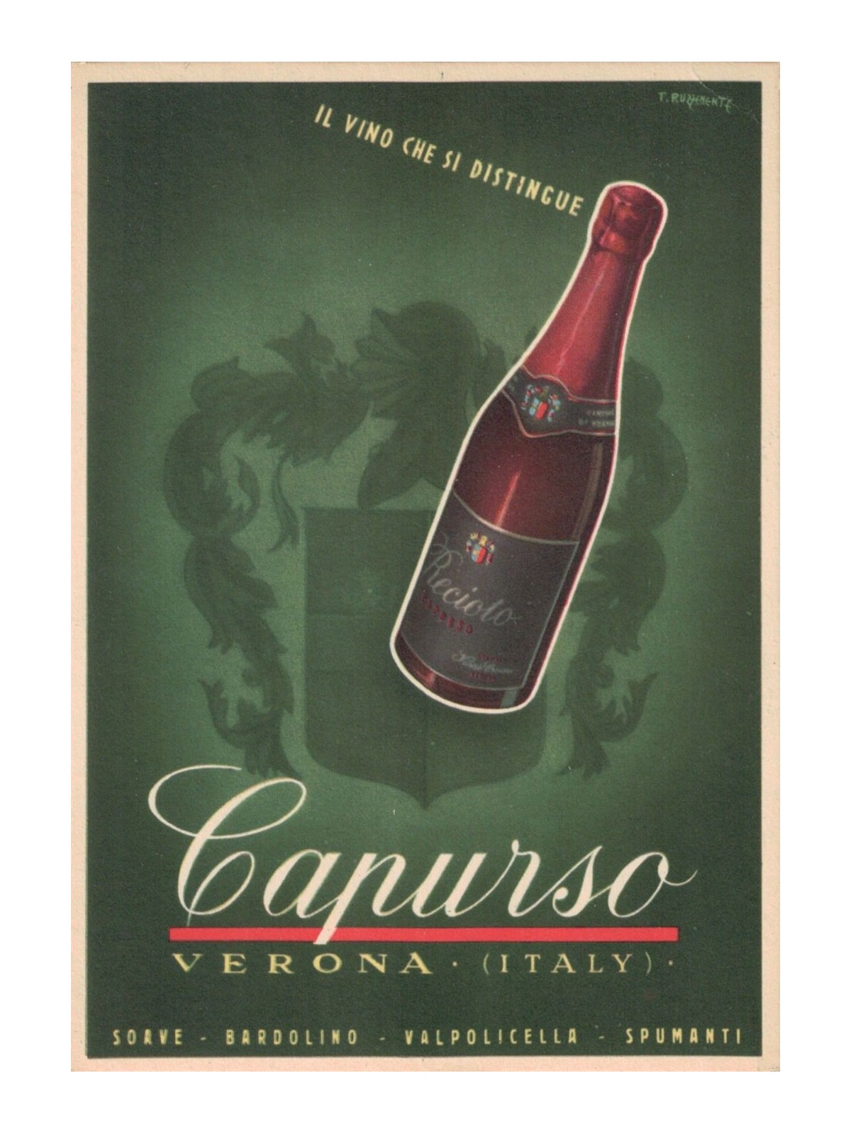 POSTCARD The wine that stands out, Nunzio Capurso (Verona)