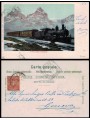 CARTOLINA Svizzera, Treno Gotthard-Express (viaggiata)