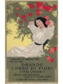 CARTOLINA Grande Corso di Fiori a Villa Umberto I (Roma 1912)