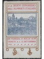 POSTCARD 36th Congress of Italian Mountaineers (Venice 1905)