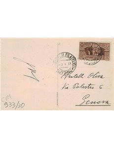 CARTOLINA 1° Congresso Filatelico Europeo e 18° Italiano (Livorno 1931)