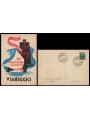 POSTCARD 15th Philatelic Exhibition (Viareggio 1946)