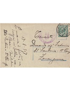 CARTOLINA Combattimento di Bezzecca 21 Luglio 1866 (1907)