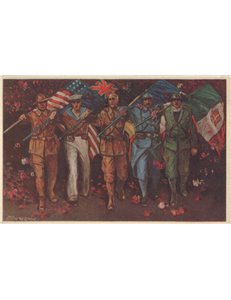 POSTCARD World War I, The Victors (1919)