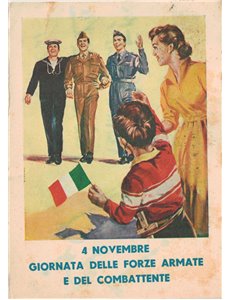 CARTOLINA Giornata delle Forze Armate e del Combattente (1958)