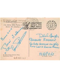 CARTOLINA Giornata delle Forze Armate e del Combattente (1958)