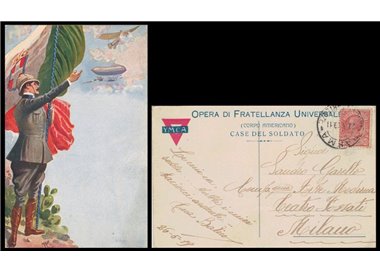 POSTCARD Work of Universal Brotherhood (1919)