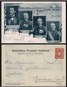 POSTCARD Polar Expedition of the Duke of Abruzzi (1899)