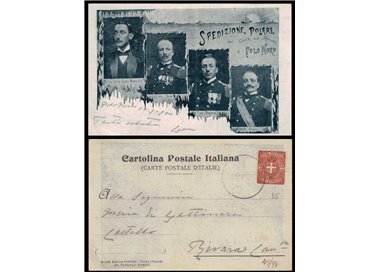 POSTCARD Polar Expedition of the Duke of Abruzzi (1899)