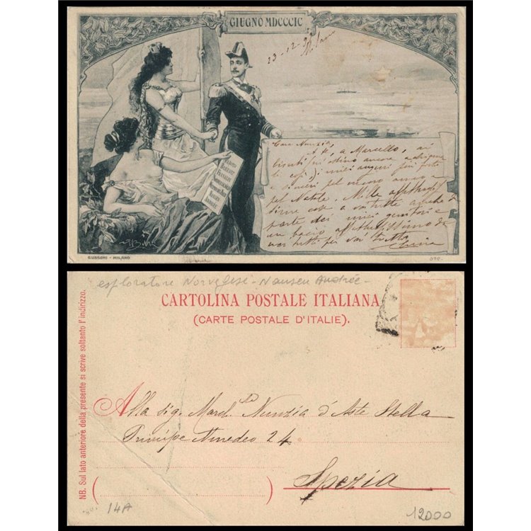 CARTOLINA Spedizione Polare del Duca degli Abruzzi (1899) 2
