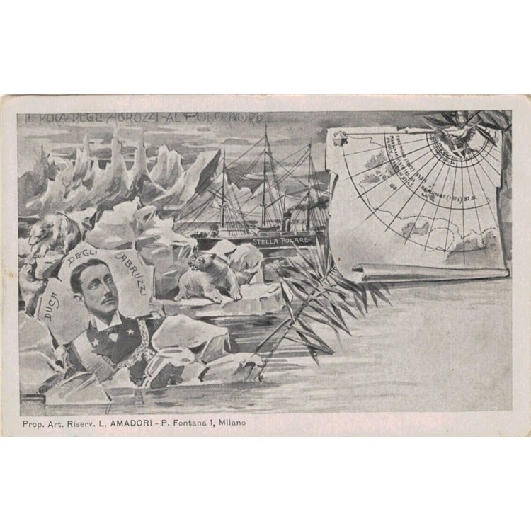 CARTOLINA Spedizione Polare del Duca degli Abruzzi (1899) 3