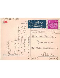 CARTOLINA Motonave Giulio Cesare della Compagnia Italia (1957)