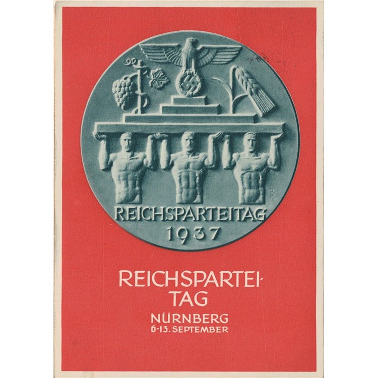 CARTOLINA Hitler (Congresso del Partito a Norimberga) 1937