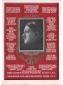CARTOLINA Ritratto di Hitler (1939)