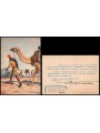 POSTCARD Mussolini, Only God can bend the fascist will...