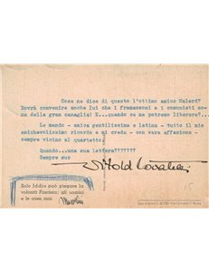 CARTOLINA Mussolini, Solo Iddio può piegare la volontà fascista...