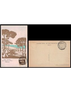 CARTOLINA Campo Mussolini, Colonie Estive dei Fasci Italiani all'Estero (1931)