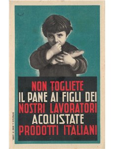 CARTOLINA Propaganda fascista, Comitato per il Prodotto Italiano (1933)