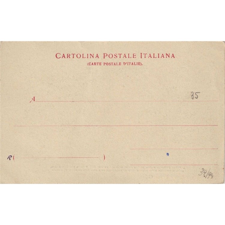 CARTOLINA Spedizione Polare, Monumento a Felice Ollier (1900)