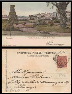 CARTOLINA Frascati, Villa Torlonia e veduta della Città