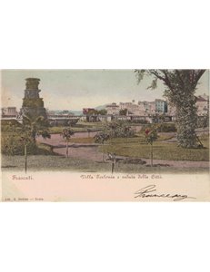 CARTOLINA Frascati, Villa Torlonia e veduta della Città