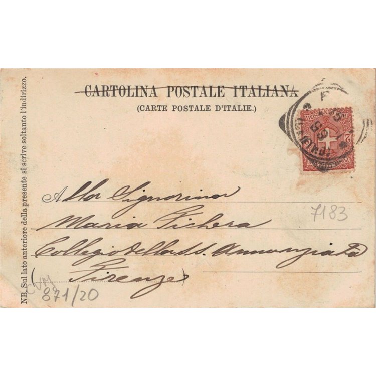 CARTOLINA Frascati, Villa Torlonia e veduta della Città