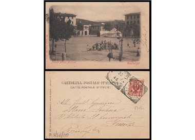POSTCARD Galluzzo, Nicolò Acciaioli Square