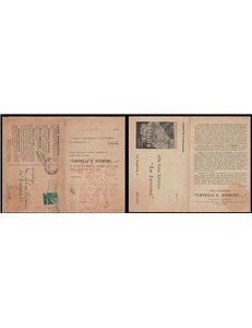POSTCARD La Lucerna Publishing House, order form (Milan)