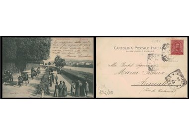 POSTCARD Florence, Viale della Regina