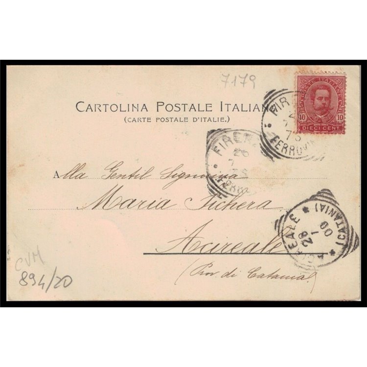 CARTOLINA Firenze, Viale della Regina