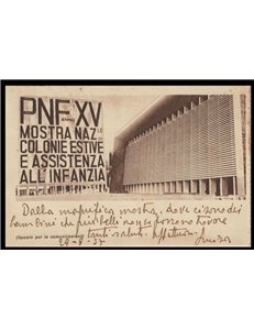 CARTOLINA Propaganda fascista, Mostra Colonie Estive
